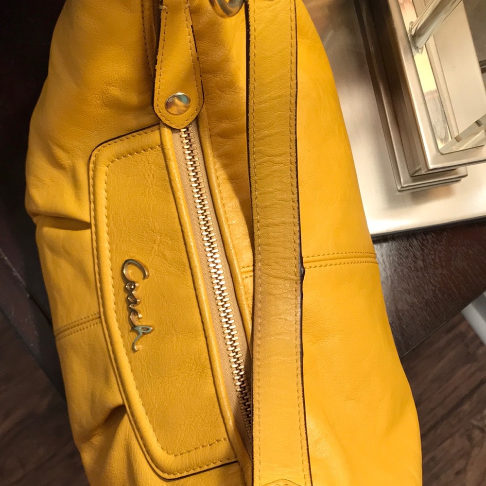 *Authentic!*CoachMustard Yellow Purse Gem